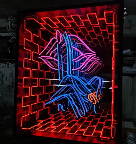 Buy Mirror Infinity Letter Sign Rgb 3d Infinity Mirror Custom Led Sign ...