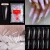 Miyoca Hot-Selling Christmas For Extra Long Edge Tips Nail Stickers 2020  Clear Nails Press On Artificial Fingernails