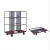 Import Mobile glass turntable collection carrying trolley/hand tool carts for hotel from China