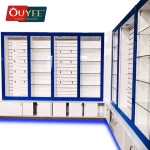 Mobile Phone Case Shelf Cell Phone Accessory Display Furniture Design For Mobile Shop Phone Case Display