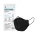 Import Model D Color disposable medical face mask type IIR 3 layers non-woven face shield black face mask from China