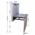 Import Modern Appearance Pull Down Stool Shelf Seat space saving furniture wall mounted folding shoes cabinet chair from China