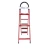 Import Modern design 4 steps red anti-skid ladder household ladder from China