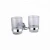Import Modern design perfect detail wall hung mounted chrome bath set 304 stainless steel toilet bathroom accessories sets from China