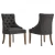 Import Modern Dining Chair Fabric Upholstered Dining Room Chair Wood from China