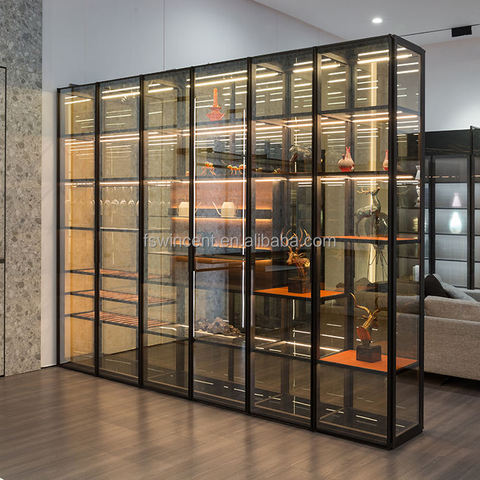Buy Modern Luxury Design Household Living Room Glass Display Cabinets ...