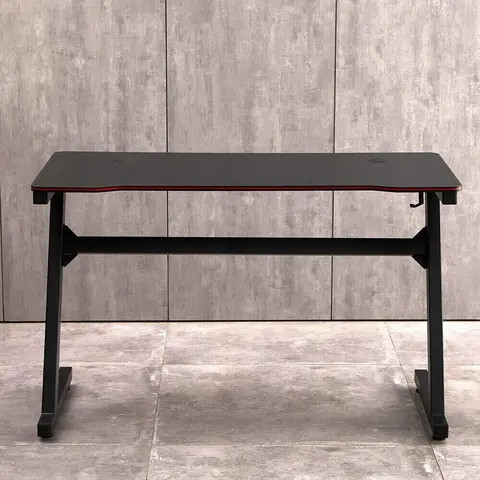 Buy Modern Metal Frame Z Shape Office Gaming Desk 120cm Adjustable ...