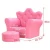 Import Modern Queen Kids Soft Children Sofa Chair, Cheap Children Furniture Couch Sofa, Wholesale Mini Pink color PU kids sofa chair from China