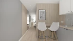 Modular high rise apartment rooms of hotel in Poland