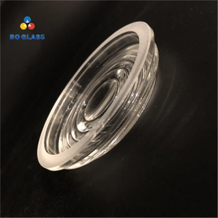 Mold pressed glass clear glass dome glass cover for lighting accessories