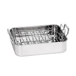 More style turkey roaster pan oven turkey steak roasting pan with rack