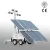 Import MOT-400-A Solar energy mobile tower light with rubber wheels from China