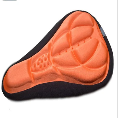 Mountain Bike Cycling Thickened Extra Comfort Ultra Soft Silicone 3D Gel Pad Cushion Cover Bicycle Saddle Seat 4 Colors