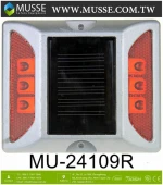 MU-24109Y Led road stud Professional Aluminum solar road stud