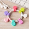 Multi Function Silicone Magnetic Earphone Cord Winder Wrap Wire Organizer