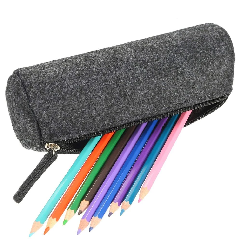 Multi-functional Felt Pouch Pencil Case with Different Styles