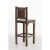 Import Multicolored Antique Teakwood Bar stool chair with backrest and footrest bar counter Barhocker for Restaurant from India