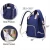 Import Multifunctional baby bag 3 in 1 luxury diaper bag backpack foldable crib diaper bag from China