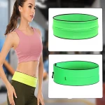Multifunctional invisible outdoor sports fanny pack waist bag elastic waterproof running waist belt bag