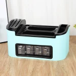 Multifunctional Kitchen Spices Herbs Seasoning Storage Plastic Condiment Rack Box Sauces Bottles Knives Tools Holder Organizer