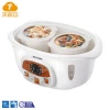 Multifunctional Slow Cooker with Triple Ceramic Stew Pots