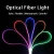 Import Multiple color fiber optic led decorative fiber optic lamp waterproof led fiber optic small flat light from China