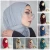 Import Muslim Cotton Crinkle Long Scarf Plain Hijab Islamic Shawls Arab Shayla Headwear 23 Colors from China