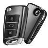 MUSUHA Car-key fob cover Soft TPU Car Key Case Protection Key Cover Shell For Volkswagen VW tiguan L Teramont Golf 7 skoda superb