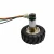 Import N20 12V mini gear DC motor encoder with fixed frame coupling nut rubber wheel for DIY toys science from China