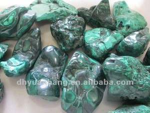 Natural Malachite Tumbled Stones, Polished Mineral Specimen Roughs,Healing Raw Gemstone