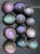 Natural Semi-Precious Stone Carving Crafts Rainbow Obsidian 4cm 7cm Ball for Decoration Healing Feng Shui Energy