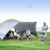 Import Naturehike Cloud dome canopy outdoor Multi-person UPF 50+ Large Space folding beach Sun shelter tent from China
