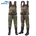 Neoprene Fishing Wader Fashionable Camouflage No Sleeves Chest Breathable Neoprene Fishing Wader