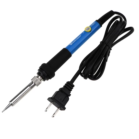 60W Soldering Iron Kit With Multimeter - Adjustable Temperature, 5 Tips, Stand & Desoldering Tools