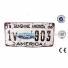 New Arrival Aluminum Embossed Car Vehicle Number License Plates