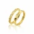 Import New Arrival Wedding Couple Ring Custom Engagement Eternal Band Ring 14K Real Gold Wedding Jewelry from China