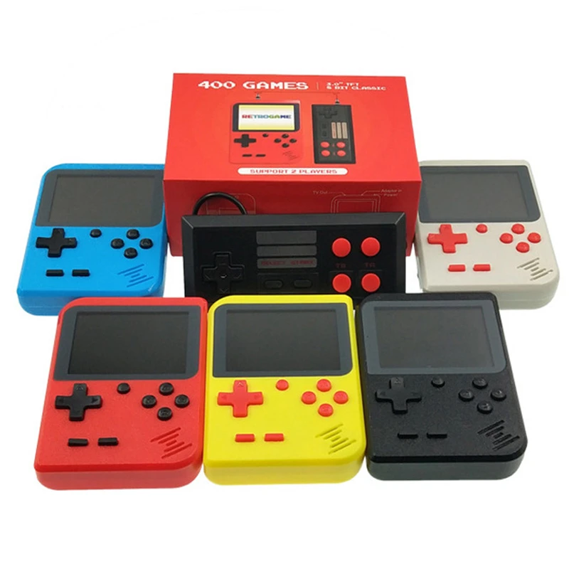 New coming portable handheld game player retro 400 in 1 classic mini game console