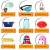 Import New design high quality custom 6pcs waterproof luggage organizer travel packing bag from China
