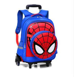 New Design High Quality Custom Children Kids Wheeled Market Cheap Kids Trolley School Bag