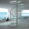NEW design hot sales spiral staircase/stainless steel spiral wood stairs