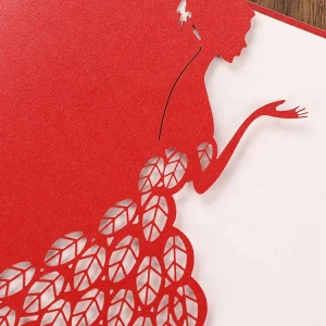 New design invitation card printing custom wedding cards luxury
