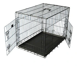 new design outside portable metal wire folding dog cage small pet cage small and big size