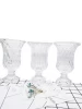 New design Transparent Crystal Modern Wedding Decoration  Glass Vase