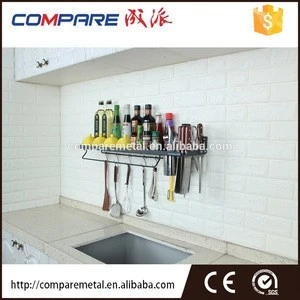 New design Wall-mounted display rack kitchen storage  ,High Quality  utensil holder organizer spice kitchen hanging rack