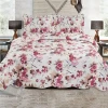 New design Wholesale 3 pcs bed spreads customize print Microfiber bedspread