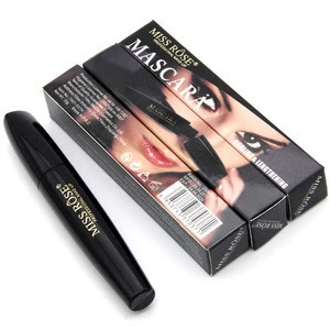 New Fashion Gold Style 4D Black Mascara Brand Makeup Super Volume Curling Thick Eye Lash Waterproof Mascara