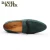 Import New Fashion Green Slip On Men Shoes Nubuck Leather Casual Loafers Shoes from China