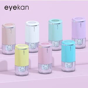 new hot Eyekan automatic contact lens cleaner case fashion travel eye colorful contact lens cleaning case