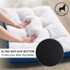 New Luxury High Quality Washable Sleep Tight Ultra Large Giant Memory Foam Human Dog Bed Pet Cushion