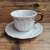 Import New Personalized antique white color embossed ceramic teapot sets tea cup and saucer coffee pot sets from China